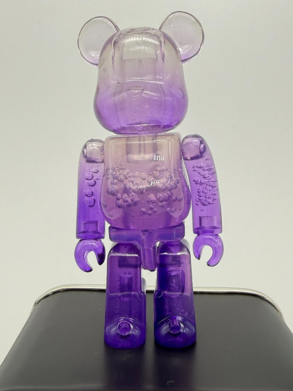 Bearbrick Series 27 JellyBean Purple Bubble Medicom Be@rbrick 100% Figure